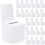 Raffle Boxes Ballot With Slot 24 Pack 6X6X6 Inch Cardboard Ticket. Fixed Price $34.34.