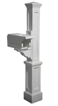 White Mayne Rockport Mail Box Mount And Paper. Fixed Price $30.00.