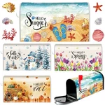 Dispowreath 4 Pcs Mailbox Covers Magnetic Standard Size 18 21 Inch Hello Sp.... Fixed Price $34.13.