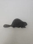 Vtg Cast Iron Beaver Stove Paperweight Danville Company Advertising. Fixed Price $124.99.