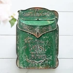Big Fortune Wall Mount Mailboxe House Outside Vintage Metal Door. Fixed Price $71.98.