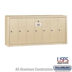 Salsbury Vertical Mailbox - 7 Doors Sandstone Surface Mounted Usps Access. Fixed Price $999.78.