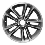 18X8 5 Double Spoke Used Alloy Wheel Machined And Painted Medium Charcoal 71602. Fixed Price $179.89.