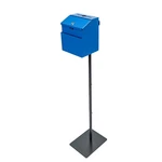 Black Metal Donation Box Floor Stand Lobby Foyer Tithes & Offering Suggestion. Fixed Price $64.30.