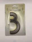 Atlas Homewares Mission House Number 8 Bronze Metal Address Plaque Outdoor 5. Fixed Price $17.99.