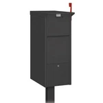Salsbury Industries Drop Box, Black, Powder Coated, 1 Doors, Recessed, Aluminum. Fixed Price $773.13.