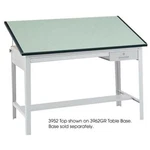 Safco Precision Drafting Table Top - Rectangle 37.50" X 60" Green (3952). Fixed Price $579.21.