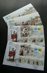 Malaysia World Day Upu 2018 Postman Mailbox Bicycle (special Fdc *rare. Fixed Price $28.00.
