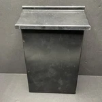Black Steel Painted Wall Mount Letter Mailbox Front Door Porch. Fixed Price $12.99.