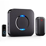 Bitiwend Wireless Doorbell Chime Video Extender, Black. Fixed Price $35.00.