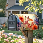Mailbox Covers Magnetic Standard Size, Printed Floral For Postbox. Fixed Price $13.32.