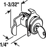 Prime-line S4128 Brushed Nickel Steel Counter Clockwise Mailbox 4.9 In.. Fixed Price $10.70.