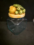 Italian Vegetable Custom Jar Lid Made Italy Very Nice Free Shipping. Fixed Price $26.99.