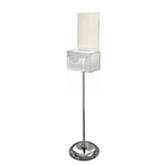Azar Displays Large White Lottery Box On Pedestal Floor Stand W/ Pocket,.... Fixed Price $91.58.