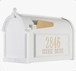 Whitehall Products Mailbox Weather Resistant Powder Coat Aluminum 16001. Fixed Price $115.00.