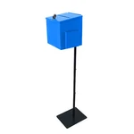 Black Metal Donation Box Floor Stand Lobby Foyer Tithes & Offering Suggestion. Fixed Price $60.00.