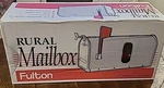 Fulton Rural Mailbox Brown. Fixed Price $75.00.