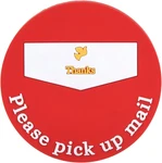 Outgoing Mail Flag With Bright Red Background - Please Pick Up Sign, 2.36X2. Fixed Price $11.37.