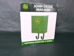 John Deere Wall Mount Green Mailbox W/ Newspaper Hooks & Logo Nameplate 9X10X4. Fixed Price $249.99.