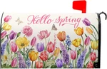 Kawani Hello Spring Welcome Flowers Mailbox Cover Magnetic Tulip Outdoor. Fixed Price $10.68.