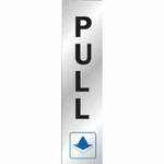 (20)- Hy-ko Brushed Aluminum Sign, Pull Self Adhesive For Easy Mounting 434. Fixed Price $35.99.