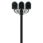 Qualarc, Hanford Triple With Scroll Supports, E1 Mailbox, (no Base, Address). Fixed Price $705.00.