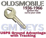 1936-1966 Gm Oldsmobile Ignition Key Cut To Code 9001-9250. Fixed Price $11.99.