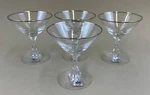 American Manor Wedding Day Champagne Sherbet Lead Crystal (set Of 4) 5/8" Tall. Fixed Price $28.00.