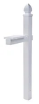 Gibraltar Whitley 4X4 Rust-proof Plastic Cross-arm White Mailbox Post, WP000W01. Fixed Price $99.96.