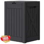 Greesum 52 Gallon Outdoor Package Delivery Box Black Lockable. Fixed Price $74.14.