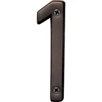 BR-42OWB/1 Hy-ko Prestige Series In. Oil Rubbed Bronze House Number One. Fixed Price $33.77.