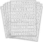 1260 Pcs 10 Sheets Self Adhesive Vinyl Letters Numbers Kit, Inch, White. Fixed Price $10.61.