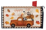 Briarwood Lane Happy Fall Pickup Primitive Large Oversized Mailbox Cover. Fixed Price $19.95.
