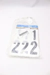 (6-PK) Hillman Numbers Kit White/black 3" 842274. Fixed Price $7.79.