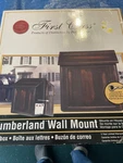 Locking Solid Wood Wall Mount Federal Mailbox By Postmaster Missing Key. Fixed Price $30.00.