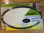 Address Plaque 15-3/4" X 9" Reversible Background (off-white/black) Hy-ko AK-451. Fixed Price $10.99.