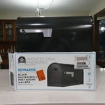 Architectural Mailboxes Edwards Black Large Steel Post Mount EM160BAM. Fixed Price $24.95.