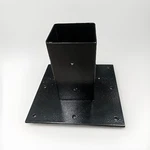 New Boss, Black 7155 Post-mount Locking Security Mailbox Base Plate. Fixed Price $40.00.