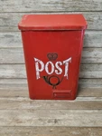Vintage Swedish Post Red Metal Wall Mailbox Jh Johansson Hallgren. Fixed Price $69.99.