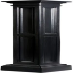Liberty 5838-BK Black Outdoor Lamp Post, 9.5X9.5 For Stylish Illumination. Fixed Price $230.99.