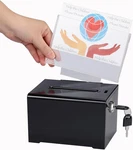 Adir Suggestion Box With Slot And Lock Acrylic Donation For Fundraising,. Fixed Price $22.85.