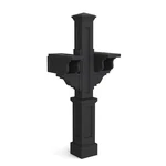 Mayne Rockport Double Traditional Plastic Mail Post In Black. Fixed Price $298.66.