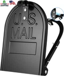 Mailbox Door REPLACEMENT,6 1/4"(W) 8 1/4"(H) Exact Size,black Metal. Fixed Price $38.78.