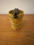 Vintage Cast Iron North Pole Bank The Shape Of Ice Cream Freezer. Fixed Price $55.00.
