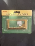 Vintage Nos Brainerd Solid Brass Card Holders Pack 5/8 1/4 1X2A43. Fixed Price $17.99.