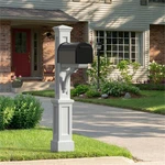 Mayne Newport Plus Weatherproof Traditional Plastic Mail Post In White. Fixed Price $178.30.