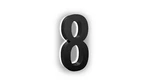7" Abs-polymer Backlit Led 2700K Illuminated Address Numbers, Modern Look. Fixed Price $34.95.