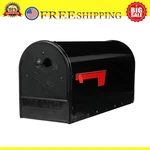 Gibraltar Mailboxes Outback Double Door Large Capacity Post Mount Black. Fixed Price $94.27.