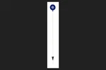 Nuvue Driveway Marker Blue, White. Fixed Price $118.78.