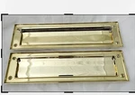 Baldwin Gold Brass Hardware Letter Plate With Screws Boxed Scratches. Fixed Price $59.99.